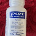 Pure Encapsulations Alpha Lipoic Acid ALA 400 mg 60 cap Antioxidant & More 4/24