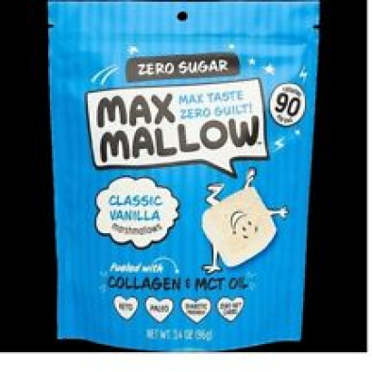 NEW Know Brainer Max Sweets Low Carb Keto Classic Vanilla Max Mallow - Atkins