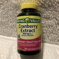 Spring Valley Cranberry Extract Vegetarian Capsules 500mg 60 Count