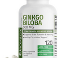 Bronson Ginkgo Biloba 500mg Extra Strength 500mg per Serving - Supports Brain Fu
