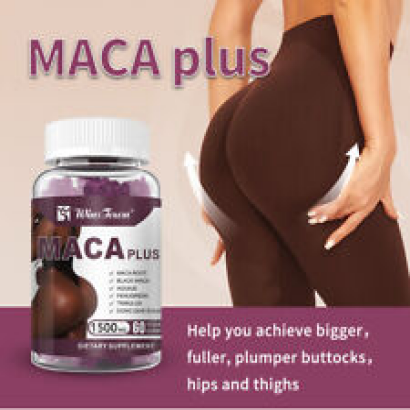 100% Natural Maca Root Plus Butt Firming BBL-Gummies for Butt Hips Enlargement
