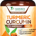 Nature'S Nutrition Turmeric Curcumin with Bioperine 1950Mg with Black Pepper for