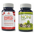 Blood Sugar Support & Noni Fruit Immune Health Weight Loss Dietary Supplements