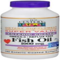 21st Century Enteric Coated Fish Oil 1000mg Softgels 180ct