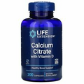 Life Extension - Calcium Citrate with Vitamin D 200 Capsules
