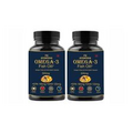 FIJ AYURVEDA Omega 3 Fish Oil (180 mg EPA & 120 mg DHA) for Heart -  (Pack of 2)