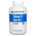 Lake Avenue Nutrition, Omega-3 Fish Oil, 1250 mg, 120 Fish Gelatin Softgels