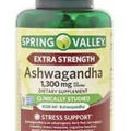 3pk Spring Valley Extra Strength Ashwagandha Dietary Supplement, 1300 mg, 60 Ct