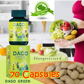 Dago Green Detox Herb Natural Colon Cleanser Weight Management Fast Slim 70 Cap
