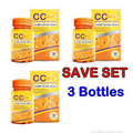 3X CC NANO Vitamin C & ZINC  1000 mg Anti-Oxidant Acne Nourish Skin 90 Tablets