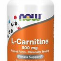 NOW Supplements - L-Carnitine 500 mg 60 Veg Capsules