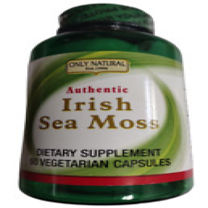 Only Natural - Authentic Irish Sea Moss (Chondrus crispus) 1000 mg 60 Veggie Cap