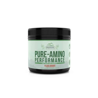 Paramount Remedies Pure-Amino Performance | BCAA Powder for Hyrdation & Recovery | 2:1:1 Formula | Caffeine Free | Keto Friendly | 30 Servings