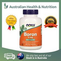 NOW FOODS BORON 3MG 250C // SUPPORT BONE & CALCIUM ABSORPTION + FREE SHIPPING