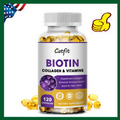 Biotin Capsules with Collagen and Vitamins for Hair Skin & Nails Health 120 Caps
