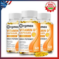 Vitamin D3 Capsules 125MCG(5000 IU) High Potency Immune Support - 60-180 Pills