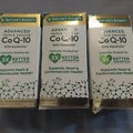 Lot Of 3 Nature's Bounty Advanced Triple Absorb CoQ-10 Heart Health 90ct 08/2023