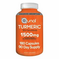 Qunol Turmeric Curcumin 1500mg with Bioprene Capsules - 180 Count