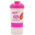 SmartShake Adela Garcia Shaker Cup 20 oz - Pink/White