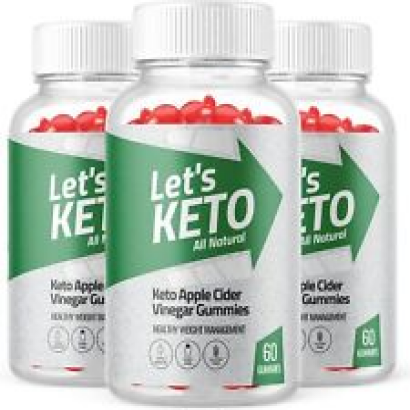 (3 Pack) Let's Keto Gummies, Lets Keto ACV Gummies Weight Loss (180 Gummies)