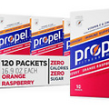 Propel Immune Support Water with Vitamins & Zinc, Orange Raspberry, 120 Packets