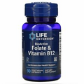 Life Extension - BioActive Folate & Vitamin B12 90 Vegetarian Capsules