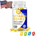 Vitamin K2 (MK7) with D3 1000 IU Supplement, BioPerine Capsules, Immune Health