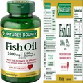 Nature's Bounty Fish Oil 2400 mg Softgels, 90 ea
