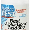 JUMBO 180 Veggie Caps Doctor's Best Alpha-Lipoic Acid 600mg Exp. 11/24