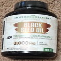 Mother Nature Org Black Seed Oil-Org Cold Pressed 180 SotfGels2000mg Exp:11/2024