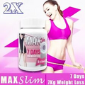 2x Supplement Weight Control Diet Fat Burn Slimming 7 Days Max Slim Super Pill.