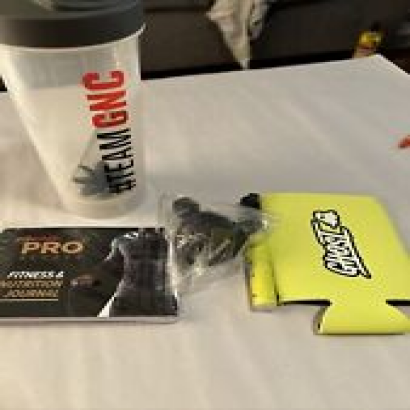 Lot Of Workout Products, GNC Shaker Cup, Raw Powder Holder, GNC Journal + Ghost
