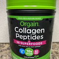 Orgain Hydrolyzed Collagen Peptides Powder + 50 Superfoods 20g Grass Fed 16oz