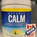 Natural Calm Magnesium Citrate Powder Sweet Lemon Flavor 226g, Exp:2025/12