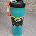 New Contigo Fit Shake & Go Mixer Bottle 28 Fl oz. (828ml) Carabiner Handle