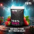 YETI Whey Isolate Protein - Pure Strawberry Muscle Building & Recovery - Limited