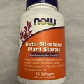 NOW Foods Beta-Sitosterol Plant Sterols Cardiovascular | 90 Softgels | EXP 06/25