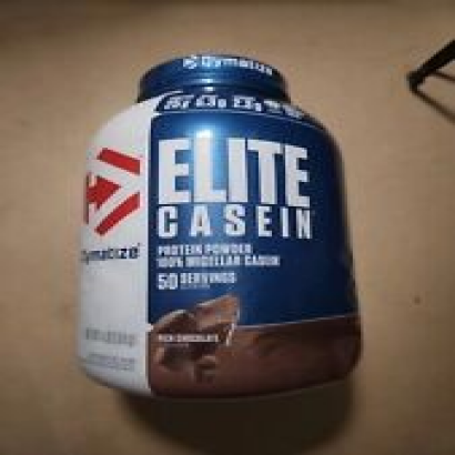 Dymatize Elite 100 Micellar Casein Slow Absorbing Protein Rich Chocolate 4 lbs.