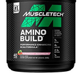 BCAA Amino Acids + Electrolyte Powder MuscleTech Amino Build 7g of BCAAs + Electrolytes Support Muscle Recovery, Build Lean Muscle & Boost Endurance Strawberry Watermelon (40 Servings)