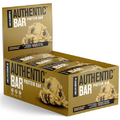 Authentic Bar Chocolate Chip Cookie Dough Protein Bars - Meal Replacement Protein Snack Bars w/ 15g Whey Protein Isolate, Peanut Butter Foundation, Healthy Fats, Naturally Sweetened - 12 Pack