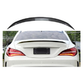 Car Rear Trunk Spoiler Wing Decklid Lip Compatible with Benz CLA Class C117 CLA200 CLA260 CLA45 AMG Tail Spoiler Wings 2013-2019 (Color : Carbon Black)