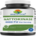 Nattokinase 4000 FU (Fibrinolytic Unit) Circulatory Health Support 180 Capsule