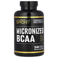 Sport, Micronized BCAA, Branched Chain Amino Acids, 500 mg, 240 Veggie Capsules