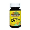 Vitamin D3 50mcg (2000IU) 100 Softgels By Nature's Blend