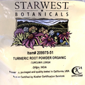 Turmeric Root Powder Organic - 100% Pure Natural Curcuma Longa Spice