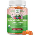 USDA Organic Kids Multivitamin Gummies - Vegan Organic Multivitamin for Kids
