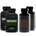 2 TEST BOOST Max + 2 Turmeric Black Sculptnation Testosterone  Fat Burn Loss New