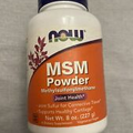NOW Foods MSM Powder Joint Health Supports Cartilage | 8 oz (227g) | EXP 02/27