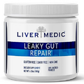Liver Medic Leaky Gut Repair, L-Glutamine Powder, Soothes Gut Issues; Bloating, IBS, GERD, Gluten-Free Gut Health Supplements. Women & Men (Unflavored) 180g
