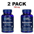Life Extension, Benfotiamine with Thiamine, 2 PACK, 100 mg, 120 Veg Capsules x 2